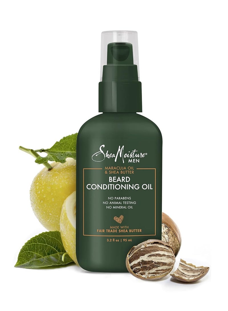 Beard Conditioning Oil For A Full Beard Maracuja Oil And Shea Butter To Moisturize And Soften 3.2 oz 95 mlml