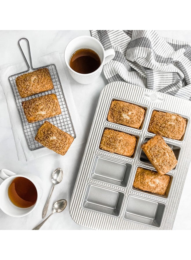 Bakeware Aluminized Steel Mini Loaf Pan 8Well