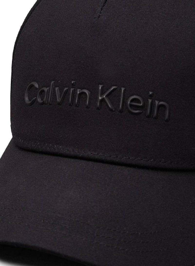 Men's Twill Cap - Organic cotton twill, Black