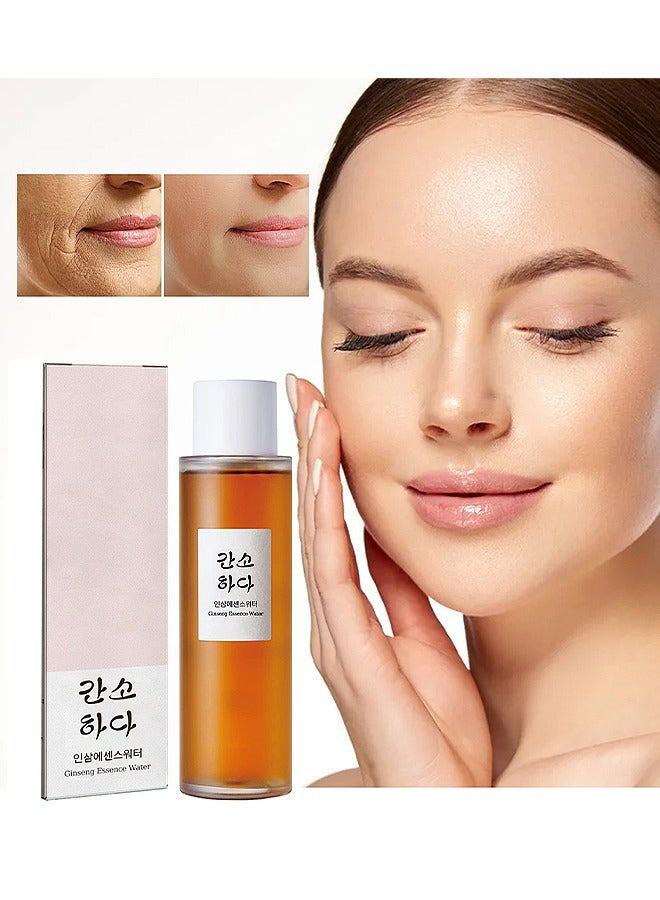 Ginseng Essence Water, Tightening Sagging Skin Reduce Fine Lines, Instant Lifting Face Skin, Reduce Pigmentation And Fine Lines 150ML