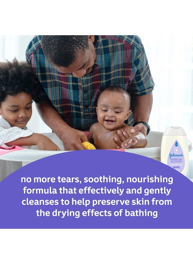 Sensitive Care Baby Body Wash & Shampoo Daily Moisturizing 2In1 Baby Wash & Shampoo To Gently Cleanse Dry Sensitive Skin Lightly Scented Tearfree Hypoallergenic 13.6 Fl. Oz