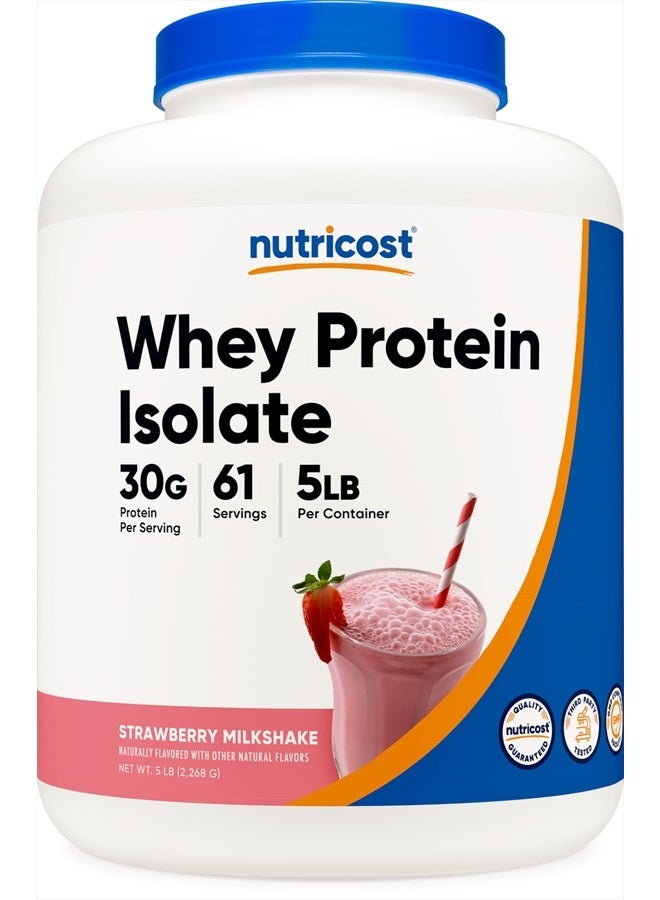 Whey Protein Isolate Strawberry Milkshake - 5LBS