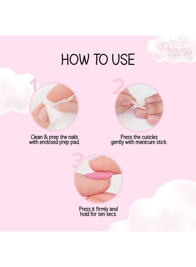 Princess By Renee Stick On Nails Rainbow Unicorn 24 Reusable Artificial Nail Set Lightweight Long Lasting Easy To Use Quick Fix For Special Occasions