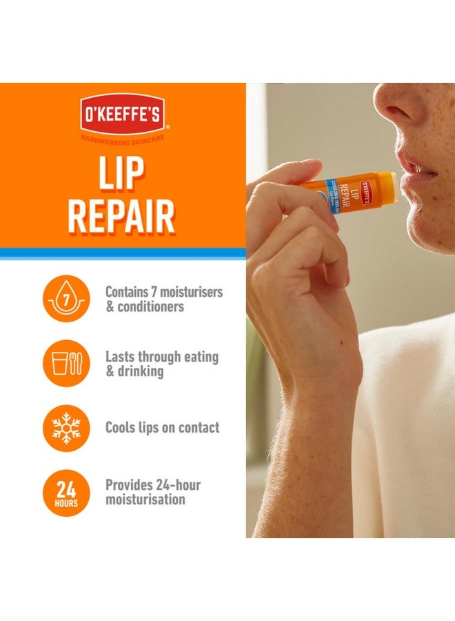 Cooling Relief Lip Repair Lip Balm For Dry Cracked Lips Stick (Pack Of 1)
