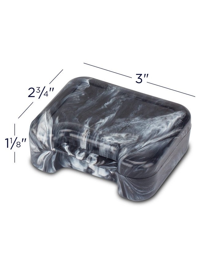 Easy Open Retainer Cases Assorted Black Swirl Colors Bulk Pack Of 24