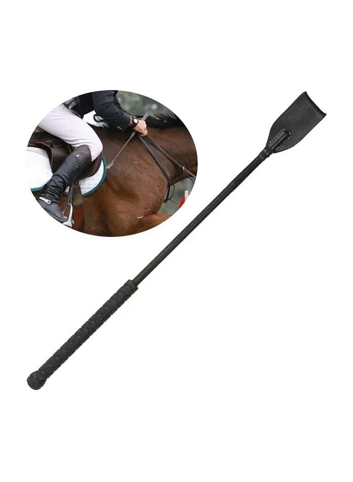 1-Piece 60CM Real Riding Crop Whip,Genuine Leather Premium Quality Crop,Equestrianism Horse Whip