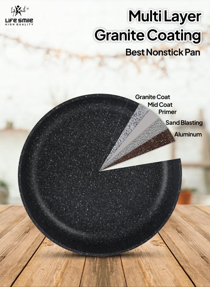 Oven Pan Set - Non Stick PFOA Free Multi Layer Granite Coating Oven Dishes - Die Cast Aluminum Body Bakware Pans, Suitable For Baking inOven or Cooking on Stove…