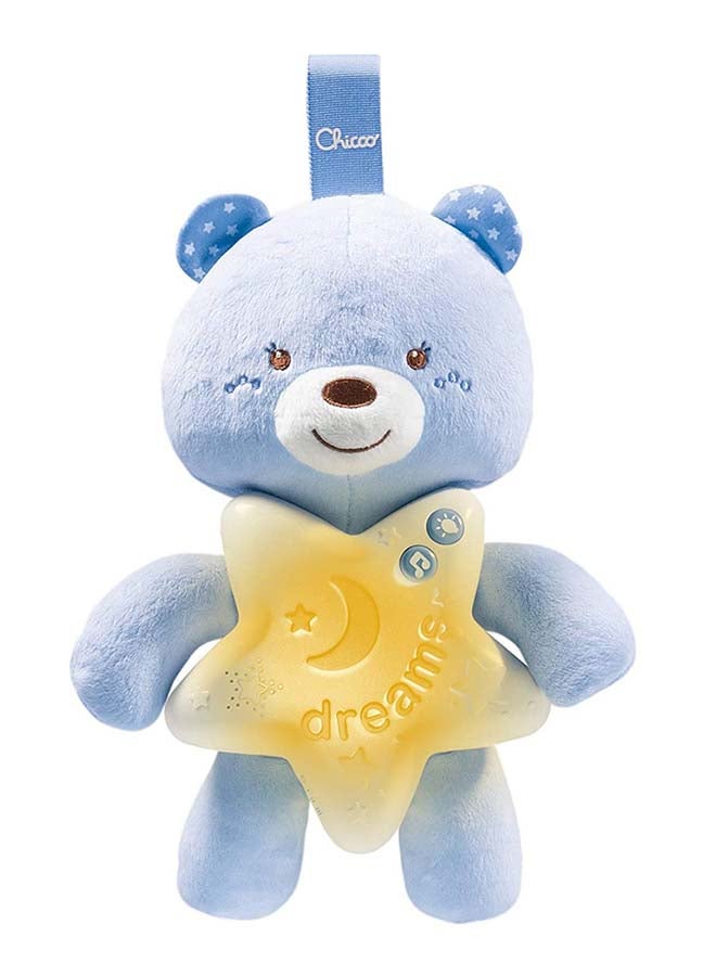 First Dreams Cot Panel Goodnight Bear 0M+, Blue 15x10x24cm