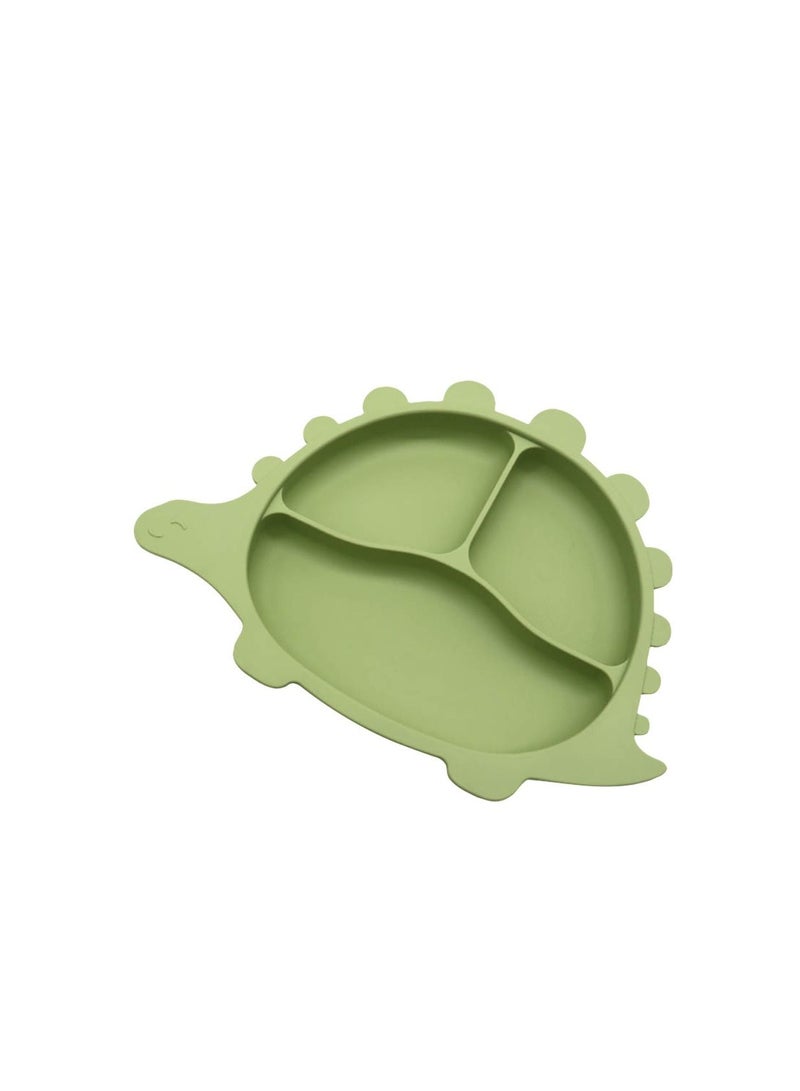 BPA-Free Silicone Dinosaur Plate and Spoon Feeding set