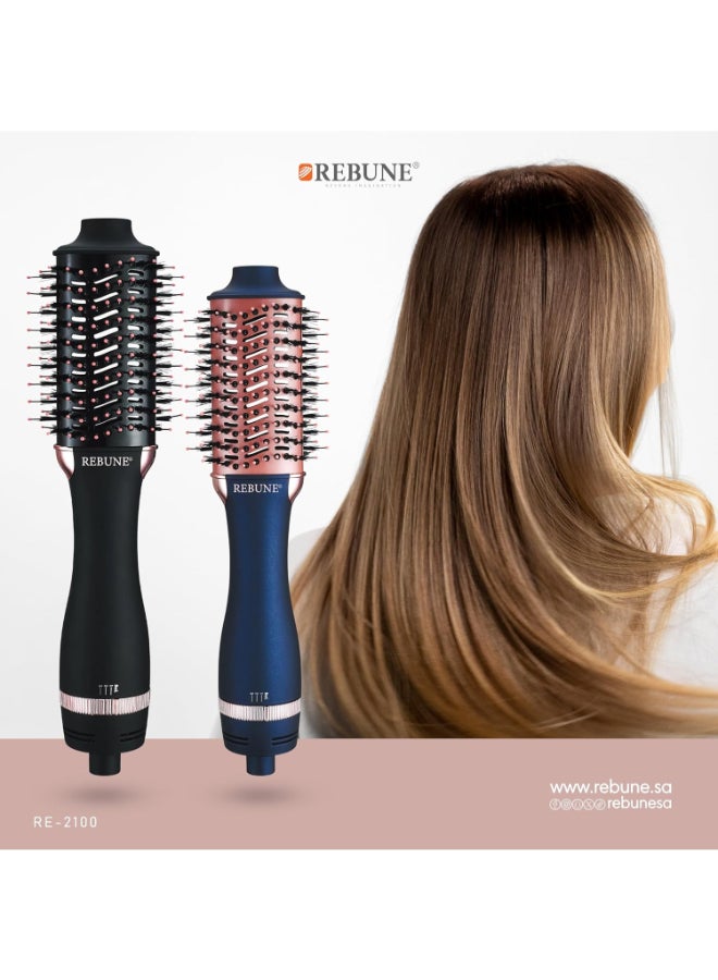 Hair Styler 1300W Black/Blue Color  Vary Black
