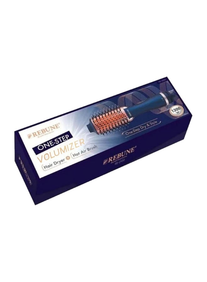 Hair Styler 1300W Black/Blue Color  Vary Black