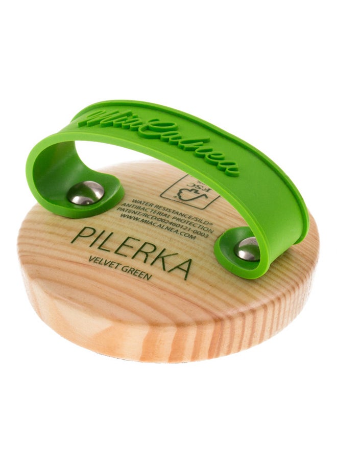 Pilerka Feet Scrubber Velvet Green/Beige