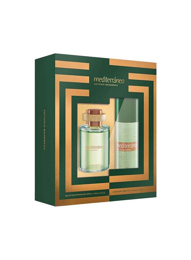 Mediterraneo M Set Edt 100Ml, Deodorant 150Ml