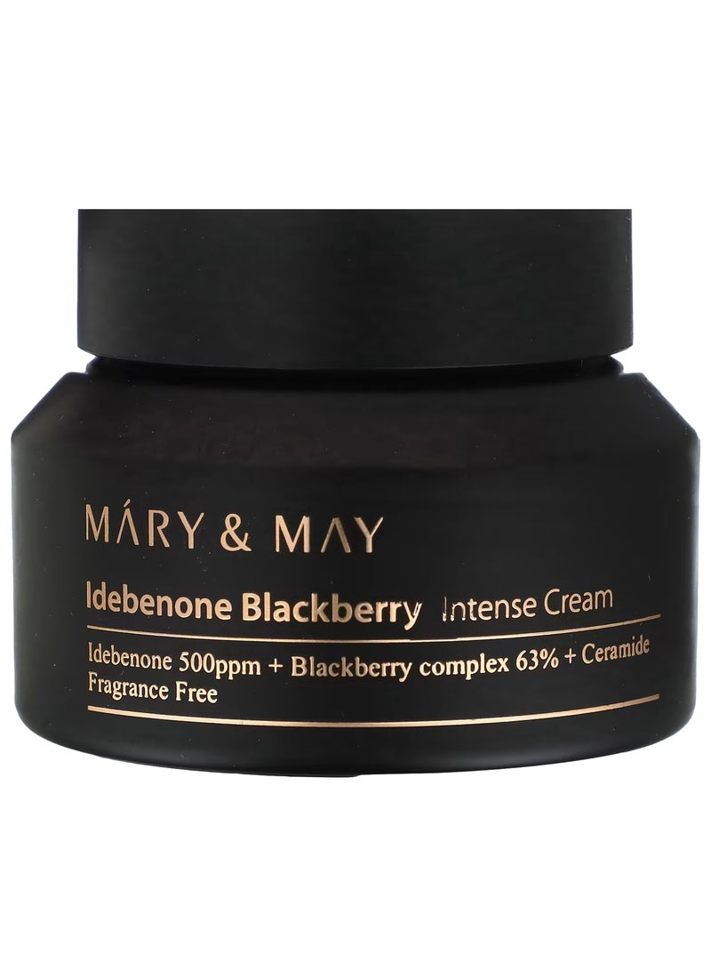 Mary & May, Idebenone Blackberry Intense Cream, 2.46 oz (70 g)