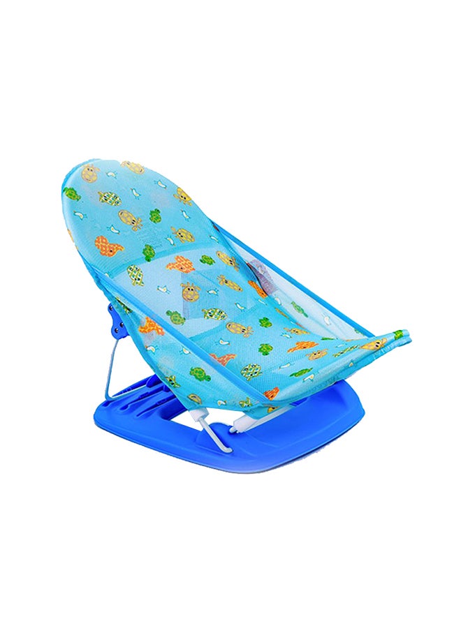 3-Position Deluxe Non-Slip Secure Foldable Bather For Newborn, Multicolour - BP8284-BLUE, 31x21x36 cm