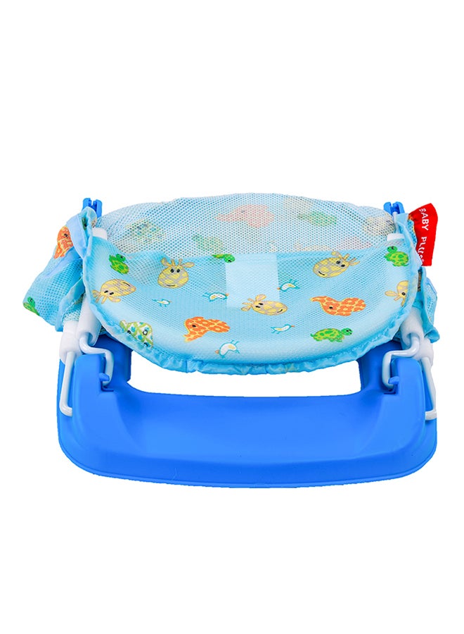 3-Position Deluxe Non-Slip Secure Foldable Bather For Newborn, Multicolour - BP8284-BLUE, 31x21x36 cm