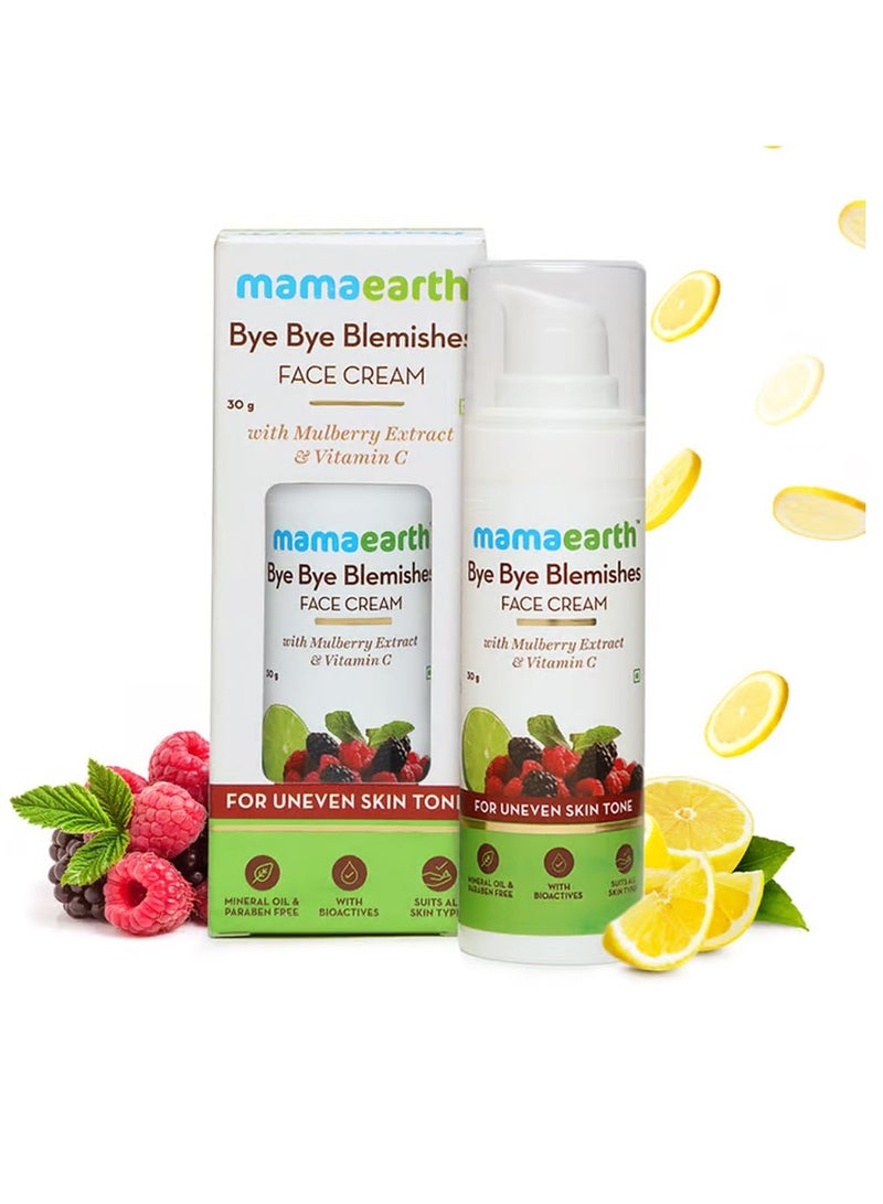 MAMAEARTH Bye Bye Blemishes For Pigmentation, Sun Damage and Spots Correction + Tea Tree Face Wash (Combo Pack of 2)