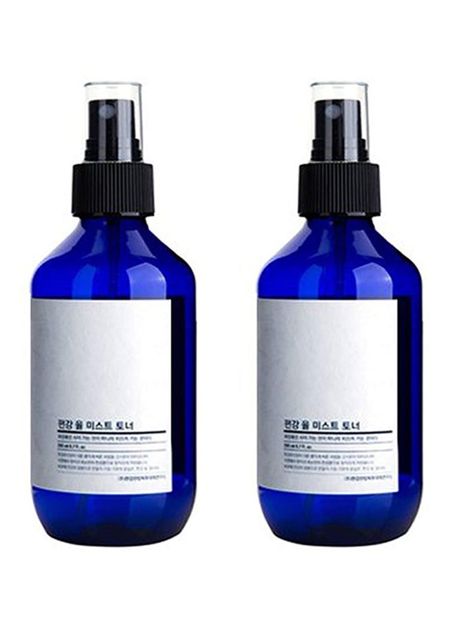 Pack Of Two Mist Toner 3.3 Ounces With Eyebrow Razor