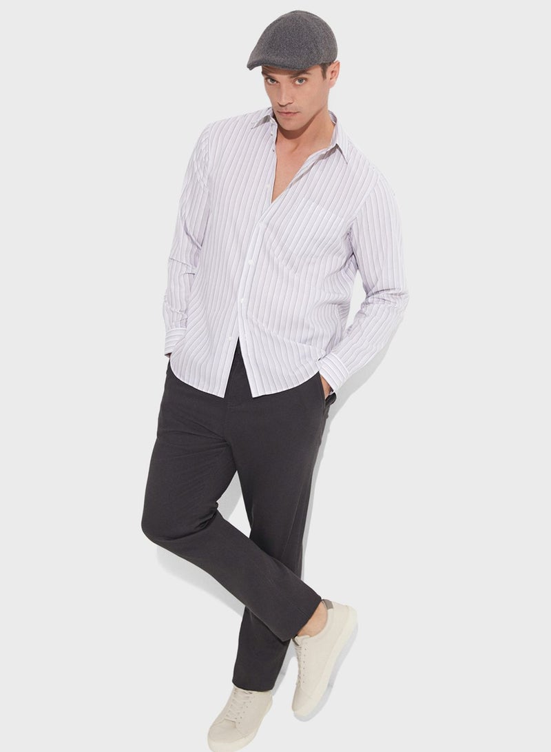 Striped Regualr Fit Shirt