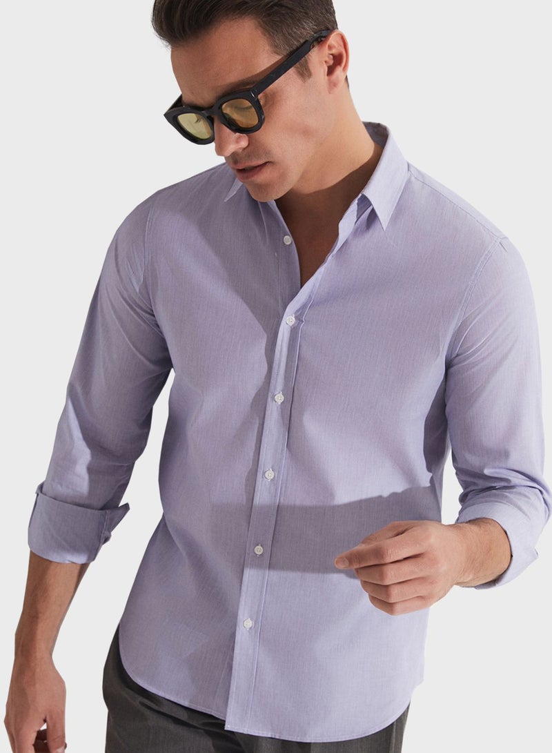 Striped Slim Fit Shirt