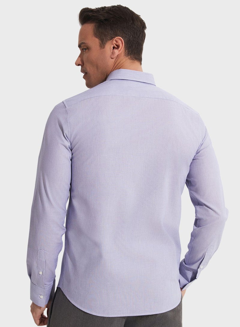 Striped Slim Fit Shirt