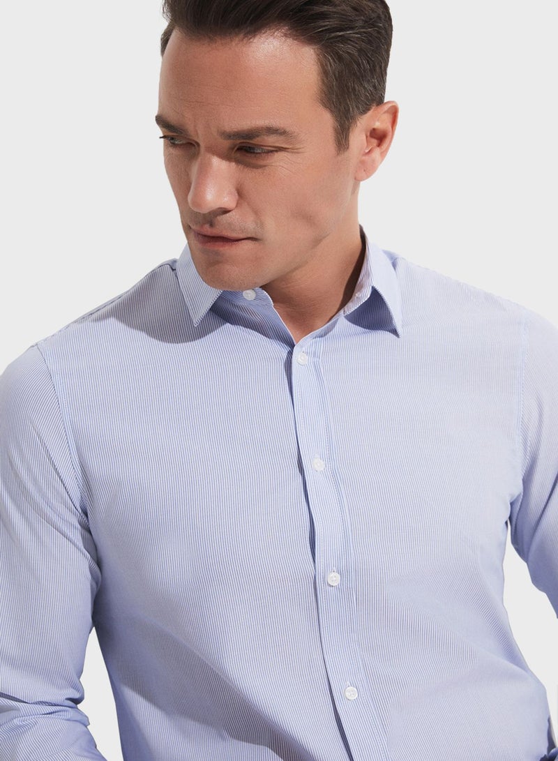 Striped Slim Fit Shirt