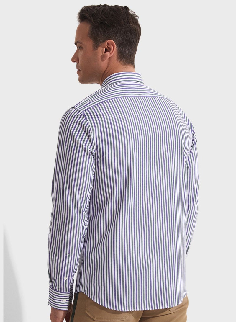 Striped Regualr Fit Shirt