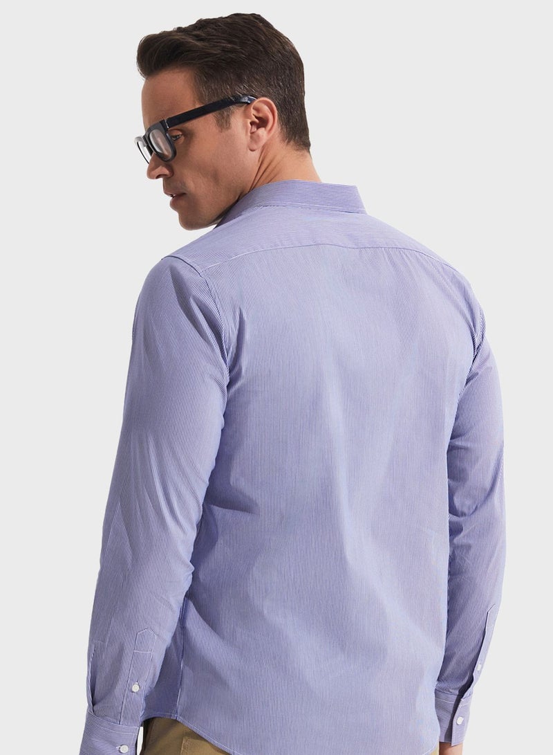 Striped Slim Fit Shirt