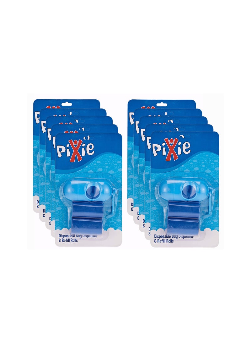 Pixie - Dispenser Bag & Refill (Blue) (Buy 8 Get 2 Free)