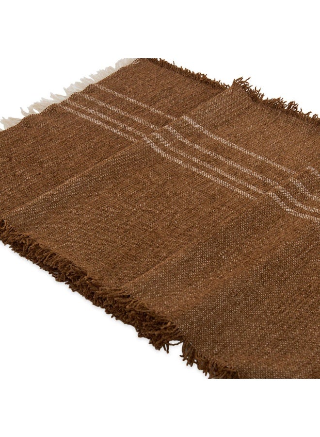 Echo Table Runner, Cream And Brown - 40X140 Cm