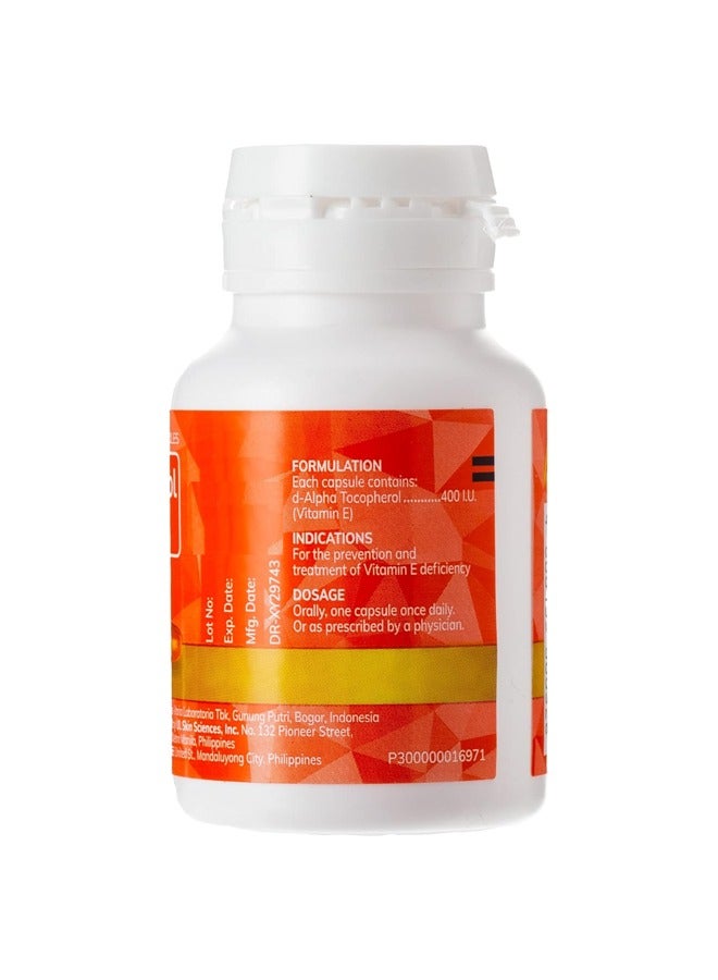 Myra E D-Alpha Tocopherol (Vitamin E) - 30 Capsules