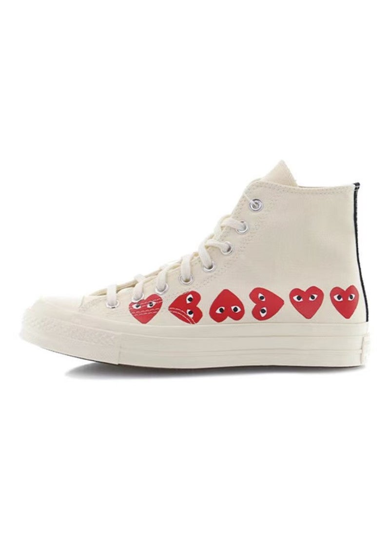 New Big Eyes High Top Canvas Shoes Love Casual Board Shoes