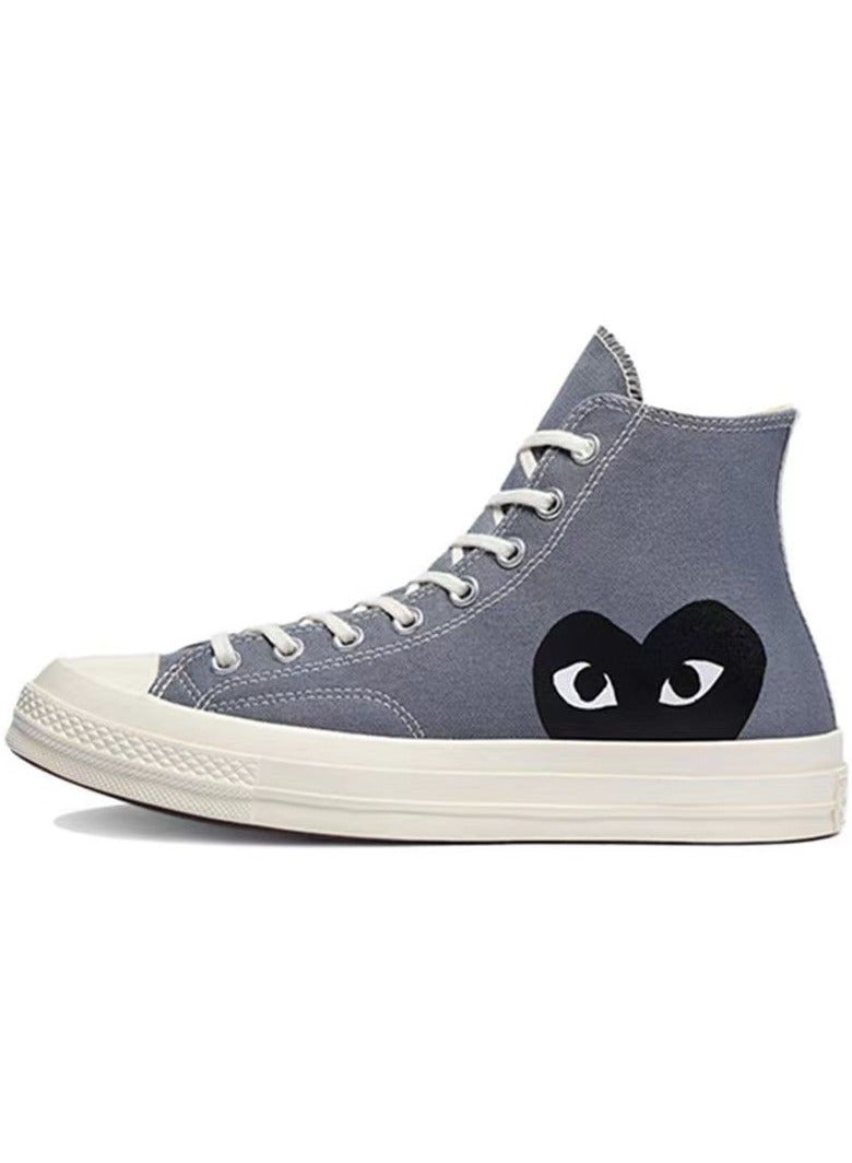 New Big Eyes High Top Canvas Shoes Love Casual Board Shoes