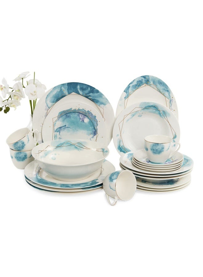 Rio 22 Pieces Dinner Set  Design