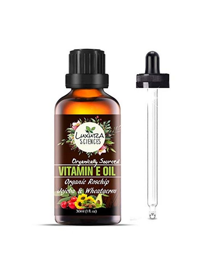 Organic Vitamin E Oil 30Ml.(Specialist Skin Care Oil Dark Spots Skin Brightening Skin Glow Ageing Uneven Skin Tone)Naturally Sourced.