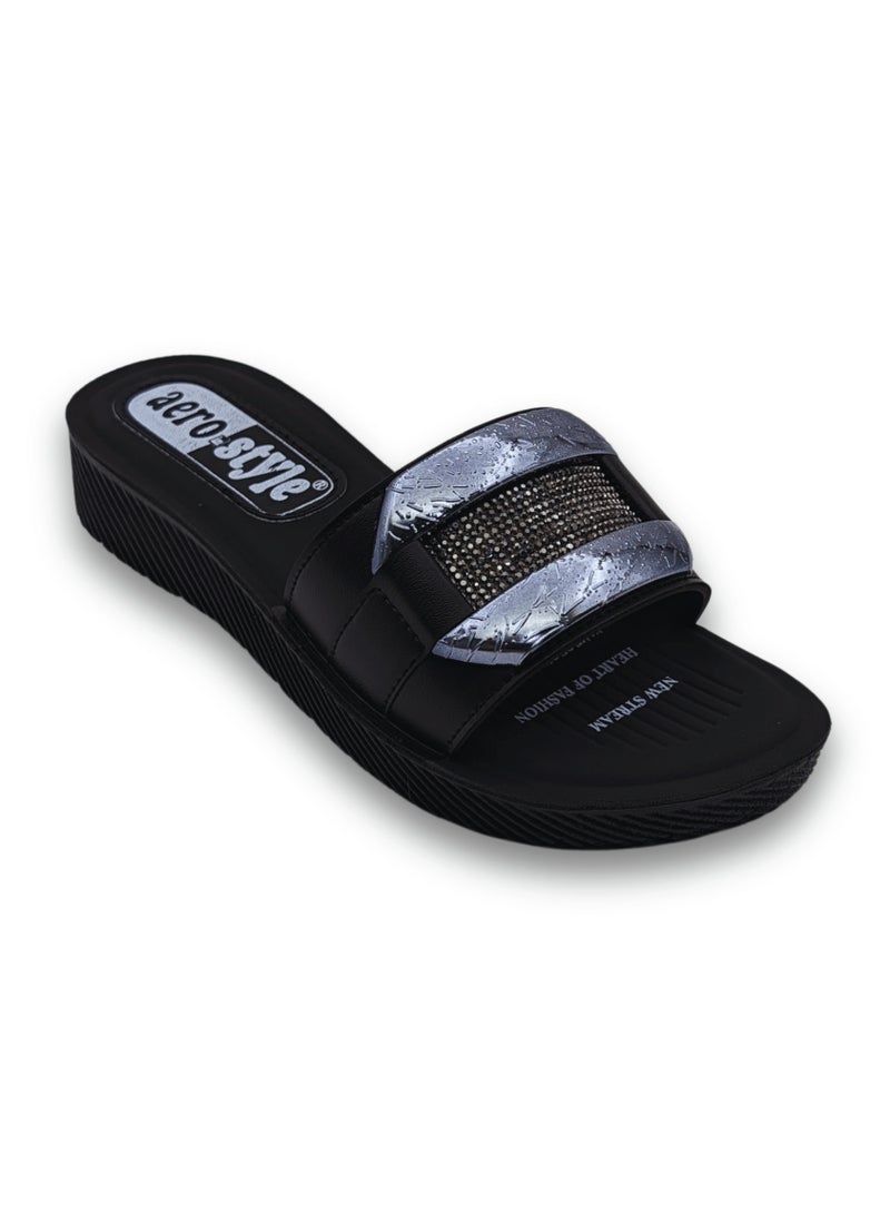 Aerostyle Women’s Slippers SPL1037 Black