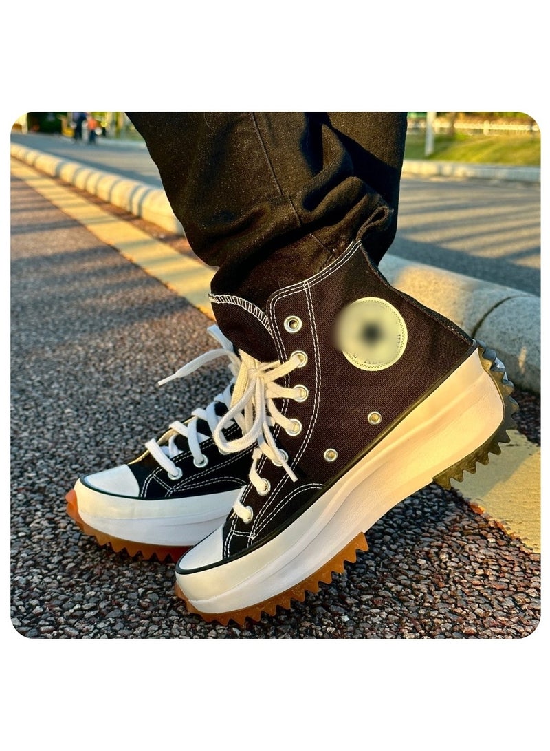 New Thick Sole Versatile Comfortable Anti Slip Wear Resistant Canvas Shoes