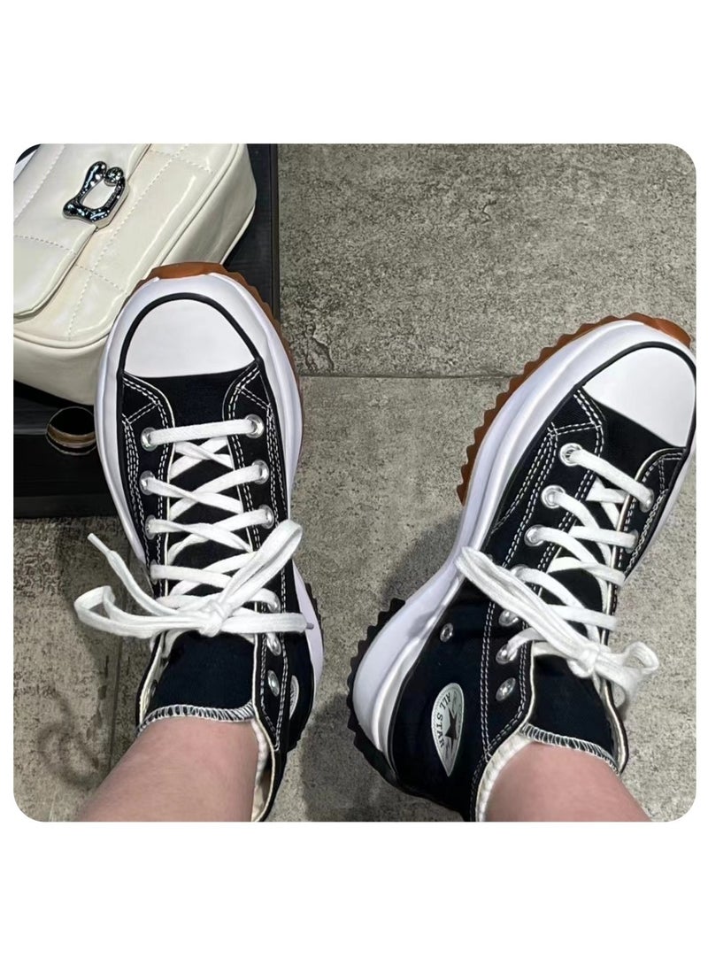 New Thick Sole Versatile Comfortable Anti Slip Wear Resistant Canvas Shoes