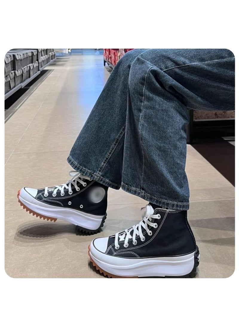 New Thick Sole Versatile Comfortable Anti Slip Wear Resistant Canvas Shoes
