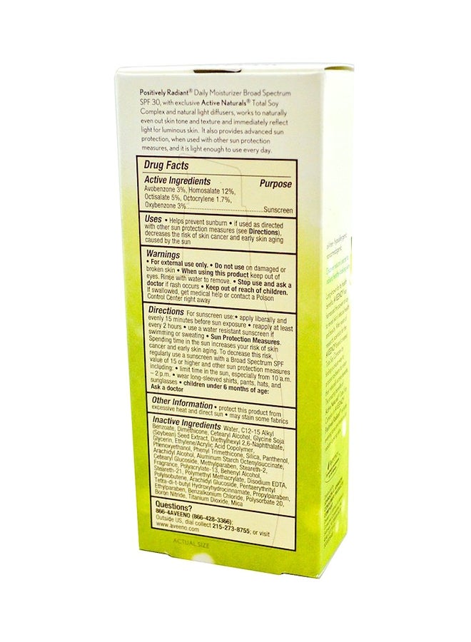 Active Naturals Positively Radiant Daily Moisturizer Spf 30 250 Oz (Pack Of 3)