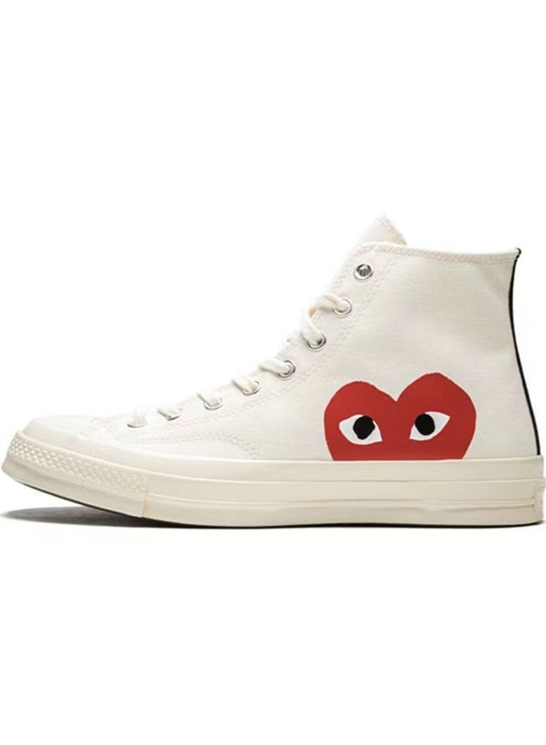 New Big Eyes High Top Canvas Shoes Love Casual Board Shoes