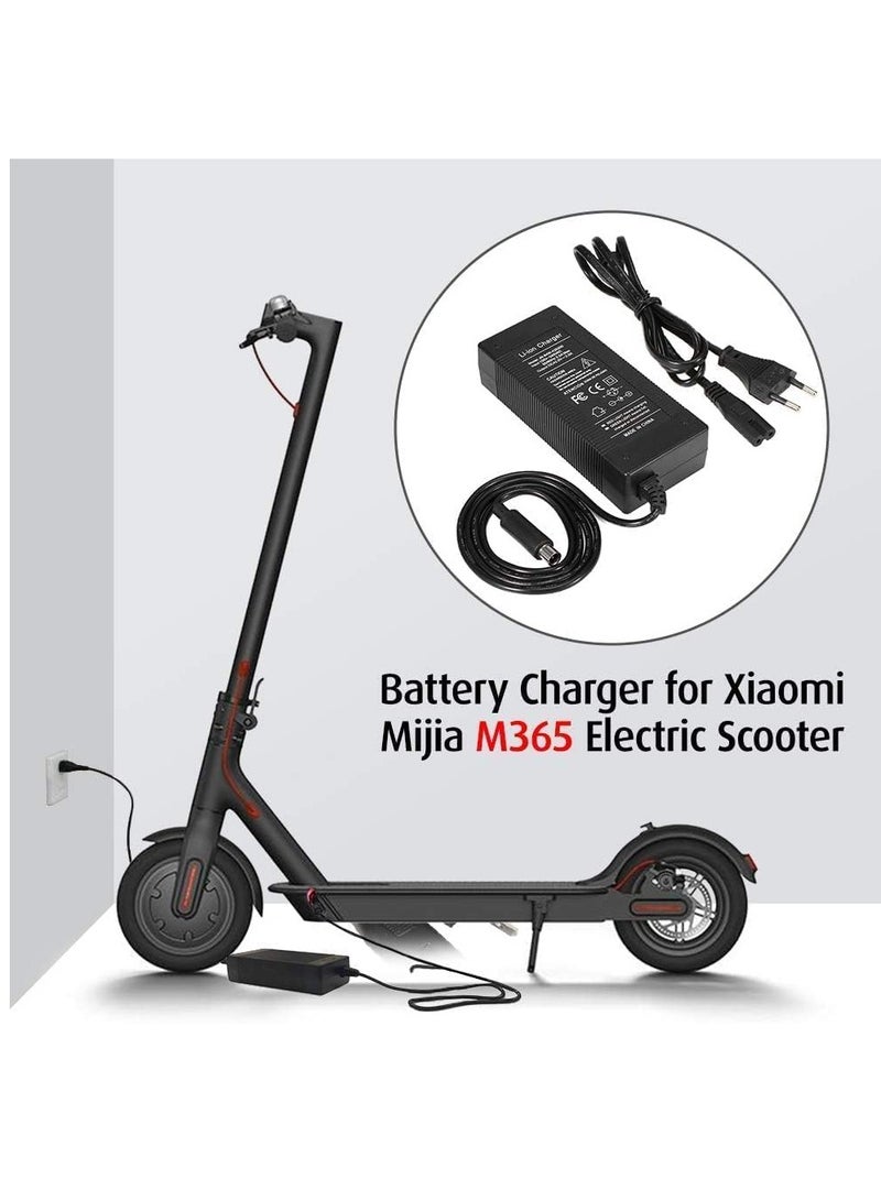 Electric Skateboard Battery Charger Power Supply, Replacement Charging Adapter for Xiaomi Mijia M365 Electric Scooter