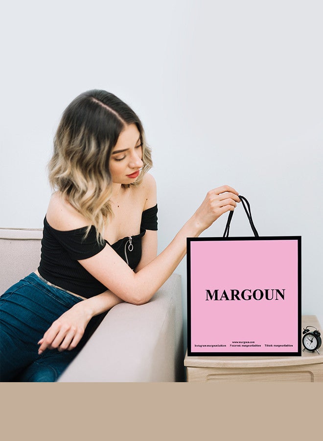 10 Pack Shopping Bag Gift Bags Kraft Paper Bags 30x18x33 cm Shopping Bag Kraft with Handles Bulk