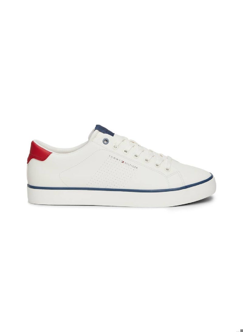 Men's Vulcano Low Core Sneakers Low Top - Leather, White