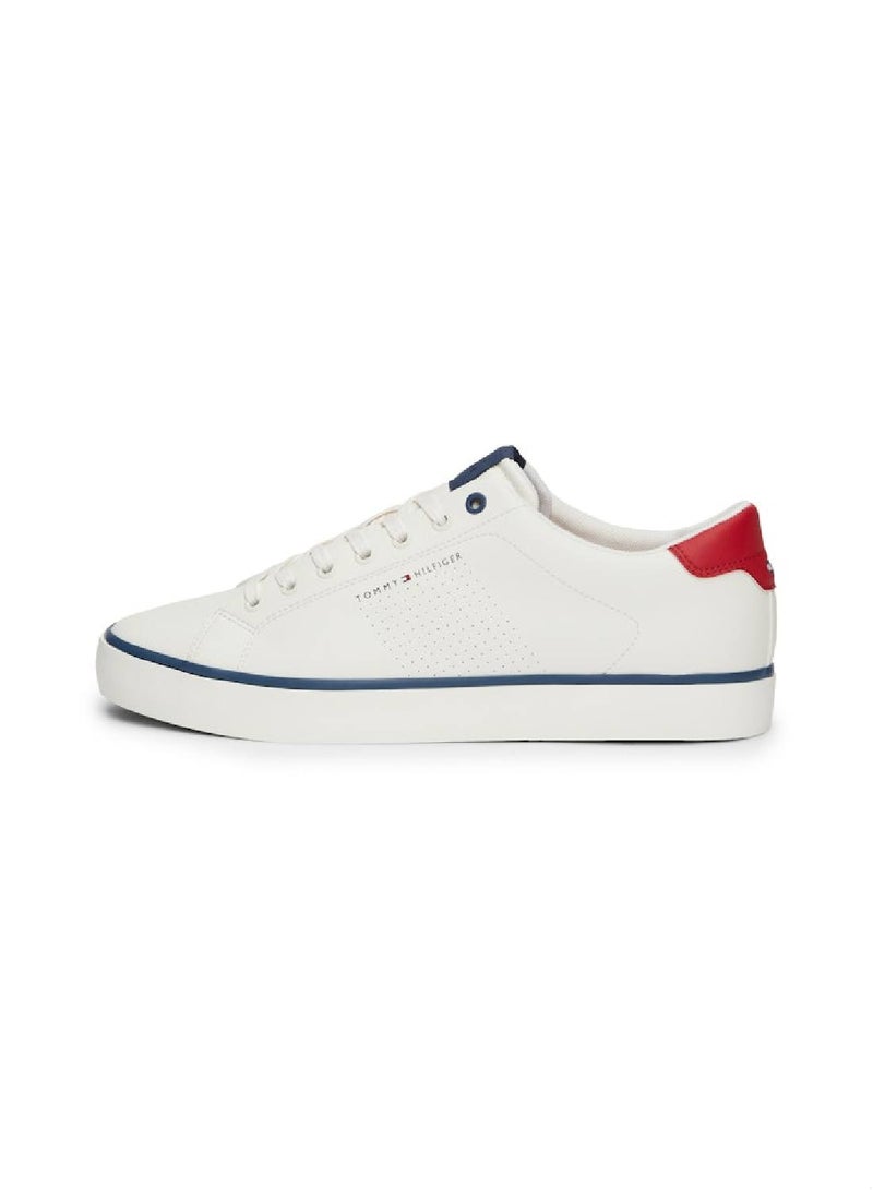 Men's Vulcano Low Core Sneakers Low Top - Leather, White