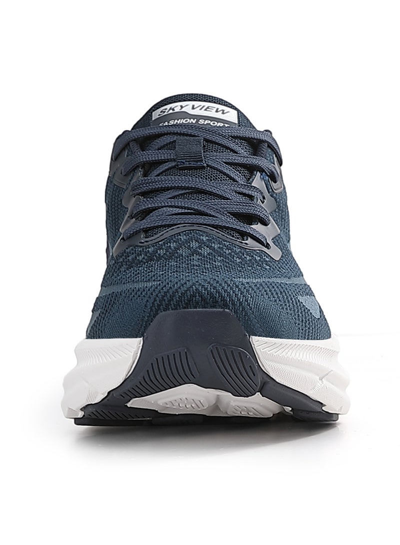 SKY VIEW Supportive Men And Women Hands Free Slip-ins Running Shoes Unisex Cushioned Breathable Athletic Fashion Sneakers Non Slip Walking Tennis Shoes Blue