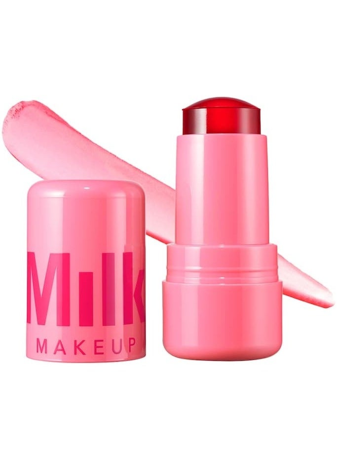 MILK MAKEUP Cooling Water Jelly Tint Lip + Cheek Blush Stain (Chill - Red) .17 oz / 5 g