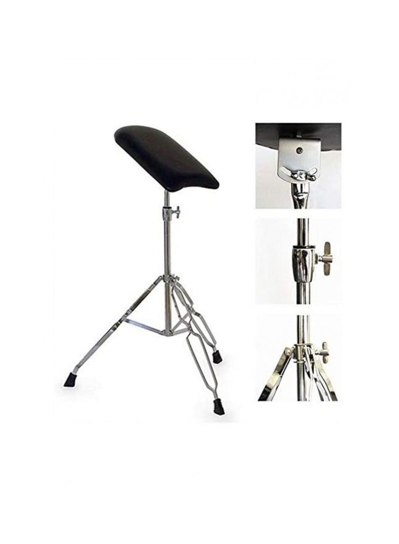 Tattoo Chair Bracket Rest Stand Silver/Black