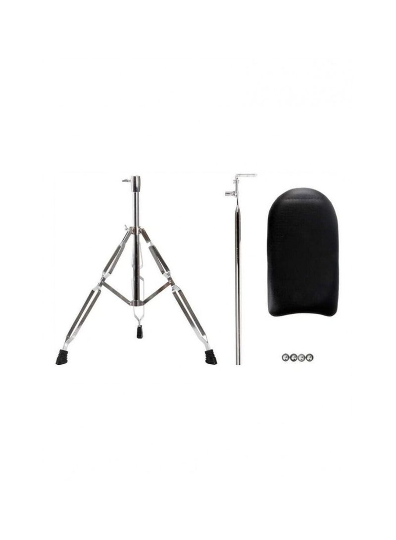 Tattoo Chair Bracket Rest Stand Silver/Black