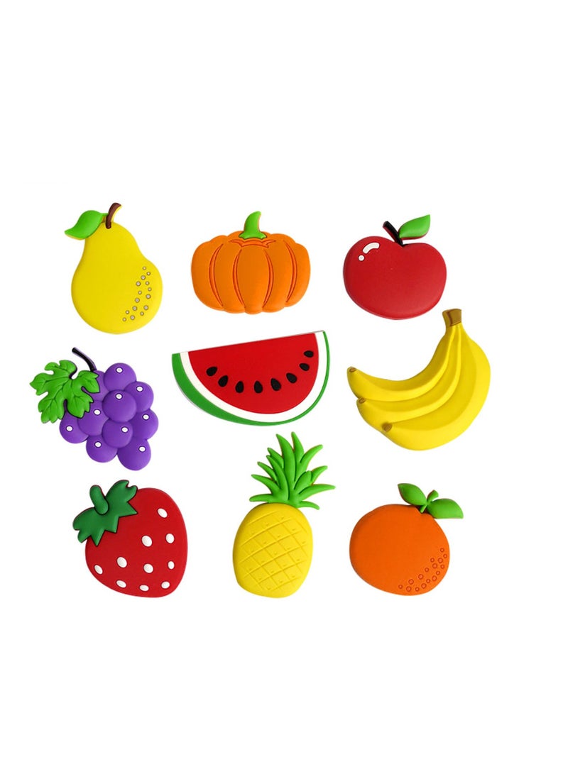 Fridge Magnets Magnet for Whiteboards Fridge Crafts Noticeboard Fruit 10 Pcs